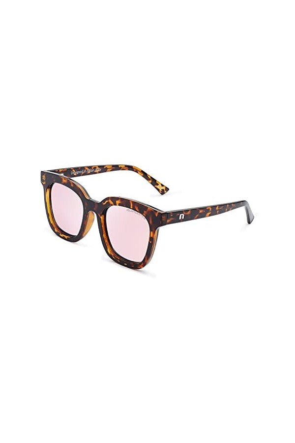CLANDESTINE Quadrato Habana Rose - Lunettes de soleil polarisées homme & femme