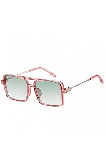 HCHES Lunettes de soleil polarisées Lunettes de soleil à monture large pour femme Lunettes de soleil blush,3,Taille unique