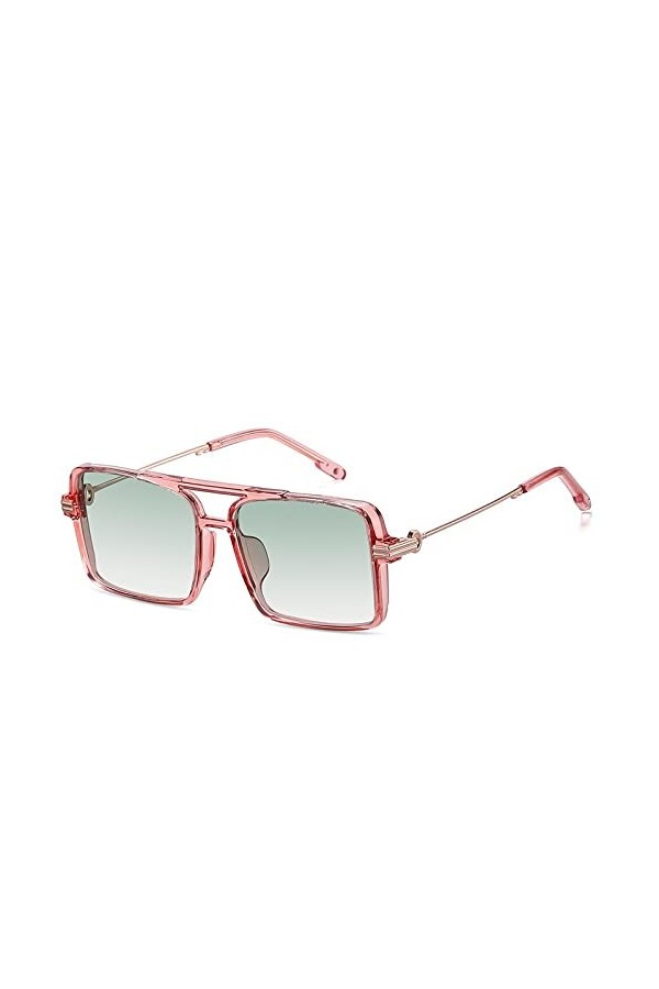 HCHES Lunettes de soleil polarisées Lunettes de soleil à monture large pour femme Lunettes de soleil blush,3,Taille unique