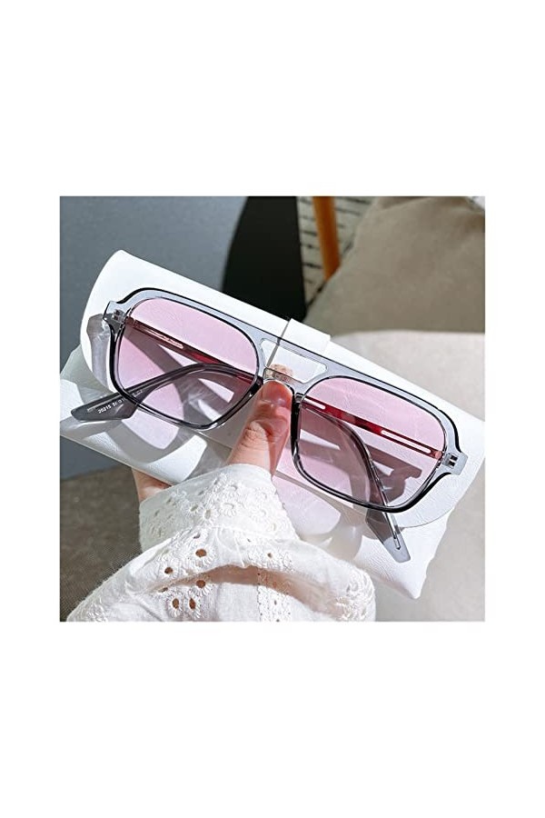 Xiniufsd Lunettes de Soleil 2021 Nouveau Vintage Petites Lunettes de Soleil Femmes Rectangulaires Océan Lentilles Sun Lunette