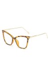 IIGOCG Lunettes de Soleil œil de Chat Lunettes de Soleil rétro Femme Color : C2 