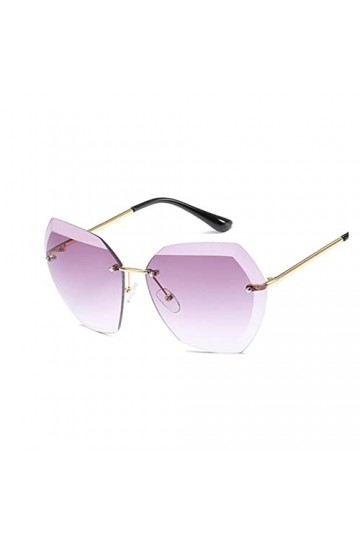 YINROM Lunettes de Soleil rétro Femme et Homme Color : Purple Gray 