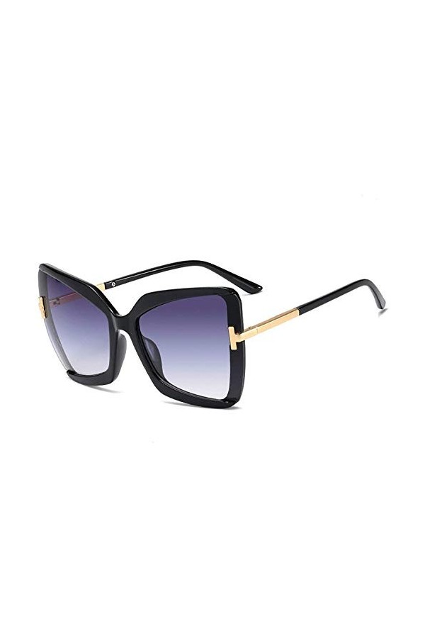 MQJ Lunettes de Soleil Lunettes Sauvages Lunettes Solaires Lunettes de Soleil de Cadre de Papillon Européen Et Américain,D