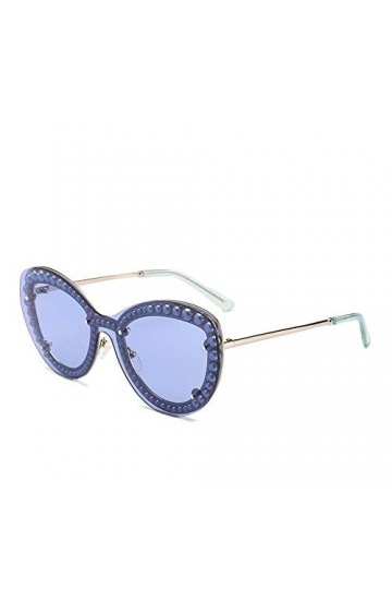 YLiansong-home Lunettes de Soleil pour Femmes Anti-éblouissement Rue Prise de Vue en Perle décoratif décoration Chat Lunettes