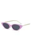 IIGOCG Dames Cat Eye Lunettes de Soleil Femmes Mode Petit Cadre Lunettes de Soleil for Femme Tendance Glasees UV400 Color : 
