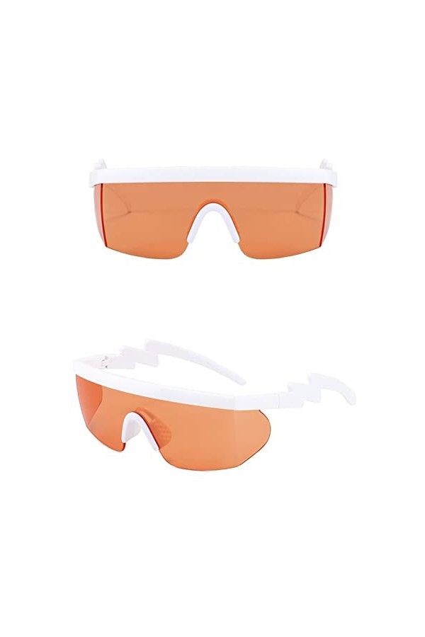 JINGC HENMA Lunettes de Soleil à la Vague de Mode,Femmes Vélo Verres Vague Shades for Hommes Femmes Lunettes de griffonnage U