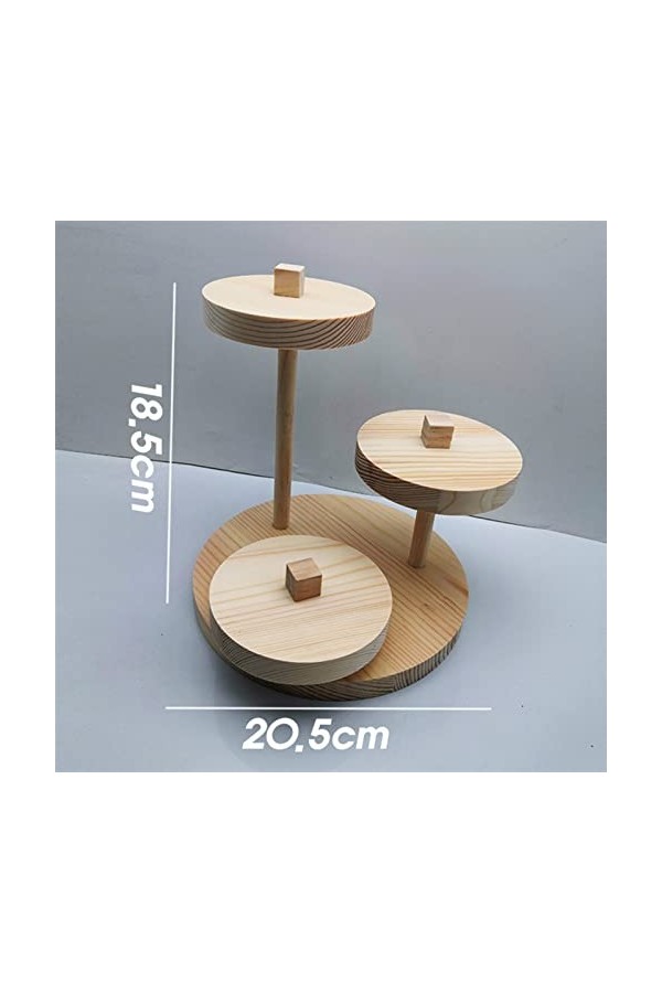 Porte Lunettes Verres en bois massif créatif Stand Stand Solide Tablette à bois Vitrine décorative Lunettes de soleil lunette