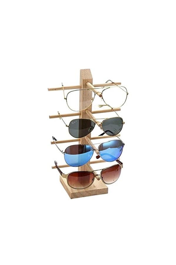 porte lunettes Multi Calques Lunettes de soleil en bois Lunettes de soleil Affichage Stands Lunettes de soleil Affichage Affi