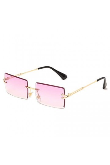 JINGZI Lunettes de Soleil de Cyclisme Lunettes de Soleil Fashion Square Frameless Nouveau Style Mesdames Petits Lunettes de S