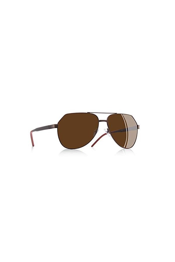 Wijider des Lunettes De Soleil Homme,Pilote Hommes Lunettes De Soleil Polarisées Vintage en Métal Cadre Conduite Lunettes De 