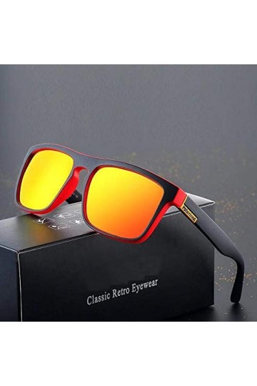 TEYUN 2021 Lunettes de Soleil polarisées Mens de Conduite Shades Mâle Sun Lunettes pour Hommes rétro Femmes de Luxe de Luxe d