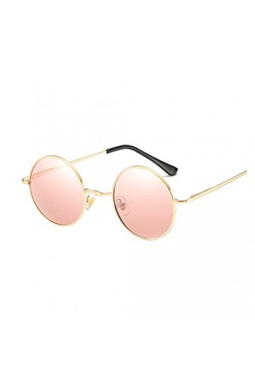 IIGOCG Lunettes de Soleil Rondes Homme, Marque Femme polarisées UV400 Color : As Shows, Size : C14 