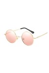 IIGOCG Lunettes de Soleil Rondes Homme, Marque Femme polarisées UV400 Color : As Shows, Size : C14 