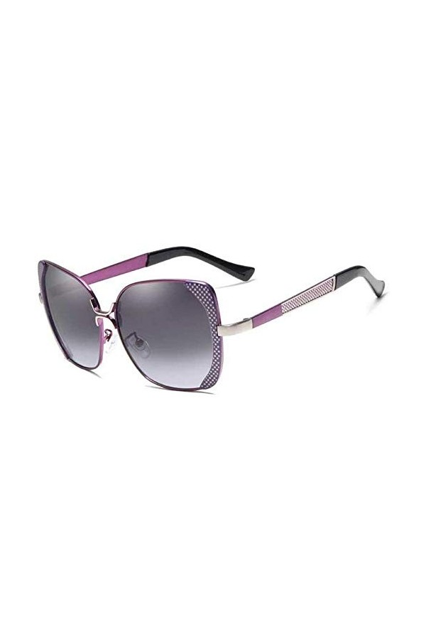 NIUASH Lunettes de Soleil polarisées Lunettes de Soleil rétro polarisées Dames Femmes Lunettes de Soleil Lunettes-Violet