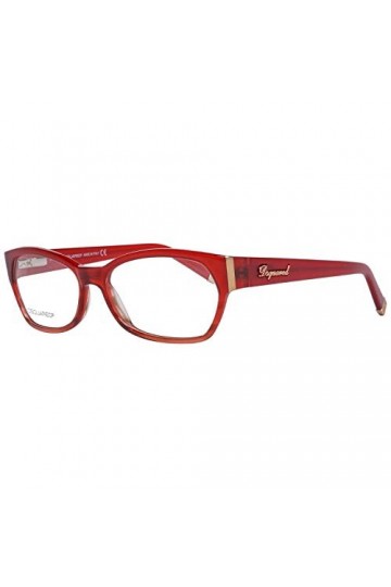 DSQUARED Dsquared2 Brillengestelle Dq5045 068 55 Lunettes de Soleil, Rouge Rot , 54 Femme