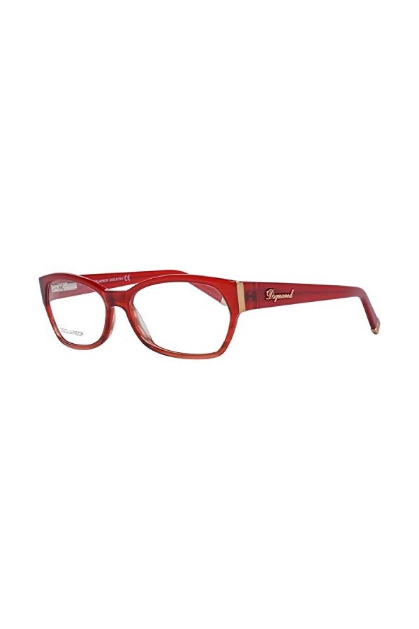 DSQUARED Dsquared2 Brillengestelle Dq5045 068 55 Lunettes de Soleil, Rouge Rot , 54 Femme