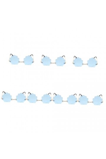 SOIMISS 7 Pièces Lunettes De Soleil Coquille Forme Lunettes De Soleil Lunettes Accessoires Lunettes De Soleil Soirée Dansante