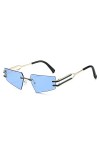 Lunettes de soleil pour femmes Lunettes de soleil dégradées Cool Hommes Lunettes de soleil irrégulières Uv400 Coupe Lunettes 