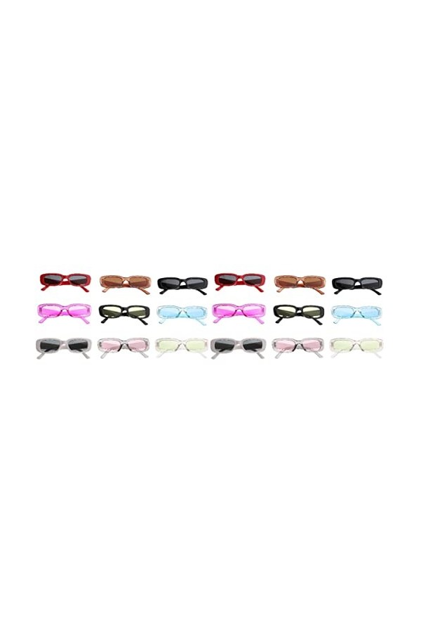 Toddmomy 27 Pièces Des Lunettes De Soleil Lunettes De Soleil De Mode Pour Lunettes De Soleil Tendance Pour Femmes Nuances Rét
