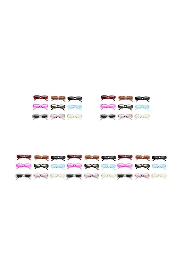Toddmomy 27 Pièces Des Lunettes De Soleil Lunettes De Soleil De Mode Pour Lunettes De Soleil Tendance Pour Femmes Nuances Rét