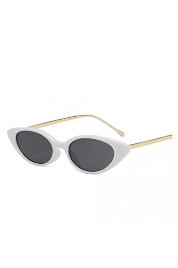 IIGOCG Dames Lunettes de Soleil Yeux de Chat Femmes Marque Concepteur Mode Petit Cadre Lunettes de Soleil for Femme Tendance 