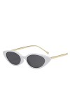 IIGOCG Dames Lunettes de Soleil Yeux de Chat Femmes Marque Concepteur Mode Petit Cadre Lunettes de Soleil for Femme Tendance 
