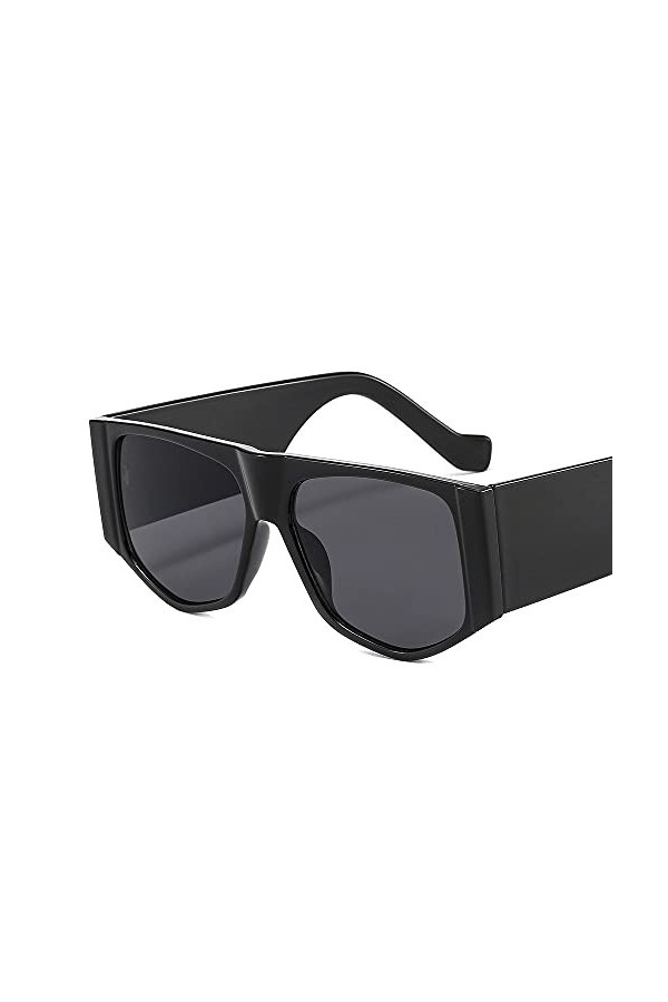 EDDHA Lunettes de soleil tendance rétro à grand cadre, lunettes de soleil de voyage pour femmes, lunettes de soleil dégradées