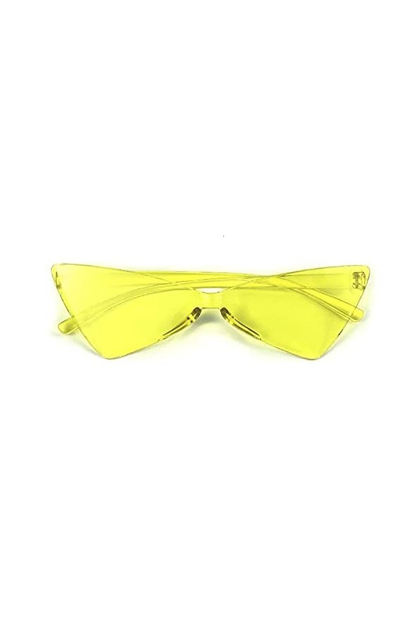 EDDHA Lunettes de soleil mode œil de chat lunettes de soleil mode dames lunettes triangulaires étroites petites lunettes de s