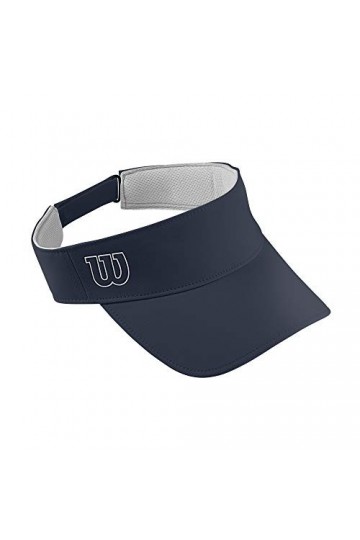 Wilson Visière Unisexe, ULTRALIGHT VISOR, Polyester/Spandex, Bleu-Gris Outer Space , Taille Unique, WRA797702