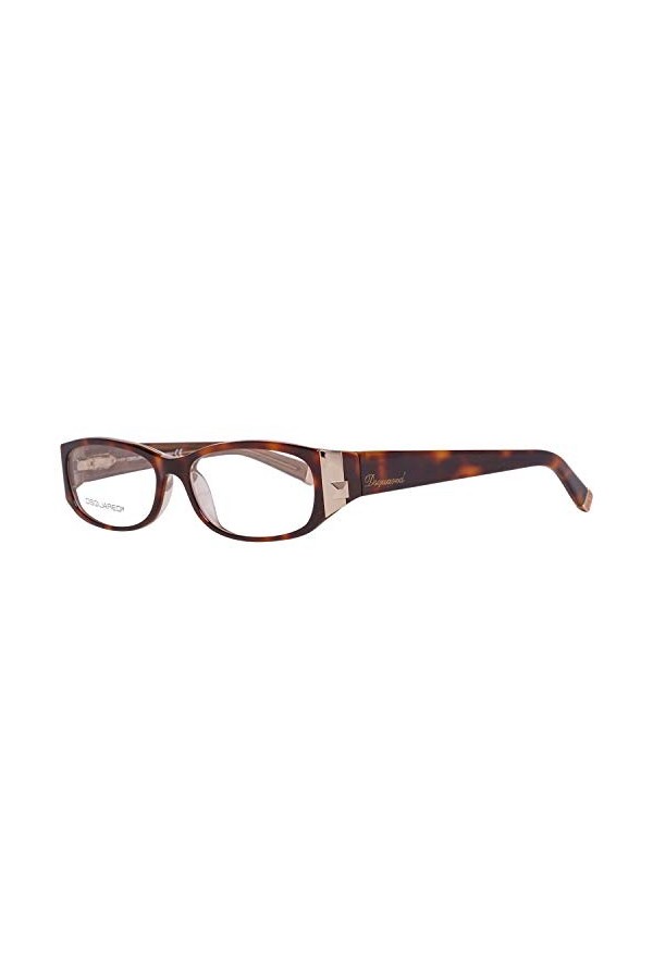 DSQUARED2 Brillengestelle Dq5053 052 53 Montures de Lunettes, Marron, 51 Femme