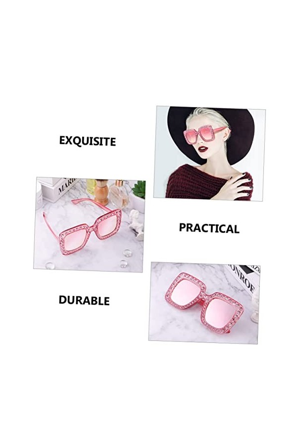 ABOOFAN 8 Pcs Lunettes De Tir De Rue De Mode Lunettes Surdimensionnées Pour Femmes Robes De Travail DÉté Pour Femmes Lunette