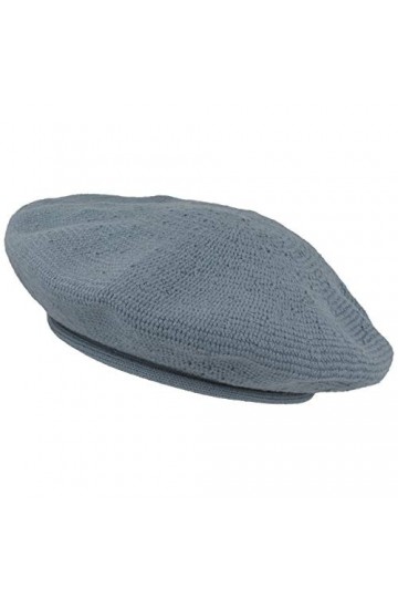 LOEVENICH Bonnet dété pour femme | Béret basque | Bonnet en laine pour femme – en 100 % coton – tricot fin, particulièrement