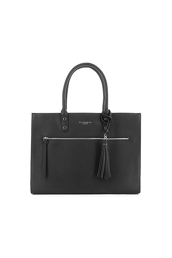 FLORA CO PARIS - Grand Sac Cabas Femmes Format A4 - Sac Cours Lycée Grande Capacité Taille XL - Sac à Main Fourre-Tout avec F