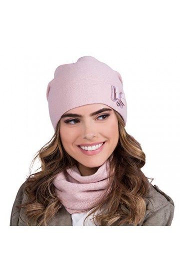 Kamea Femme Bonnet dhiver Classique Wika, Rose,Taille Unique