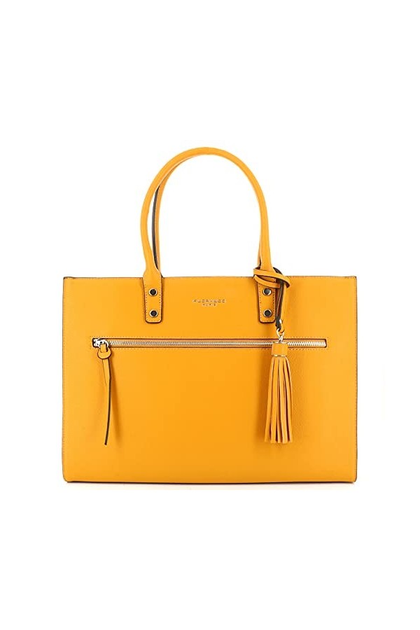 FLORA CO PARIS - Grand Sac Cabas Femmes Format A4 - Sac Cours Lycée Grande Capacité Taille XL - Sac à Main Fourre-Tout avec F