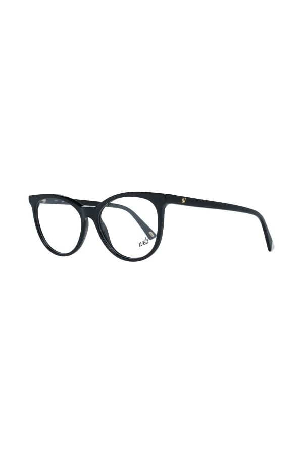 Web Eyewear We5342 Lunettes de Soleil, Noir Brillant, 53 Femme