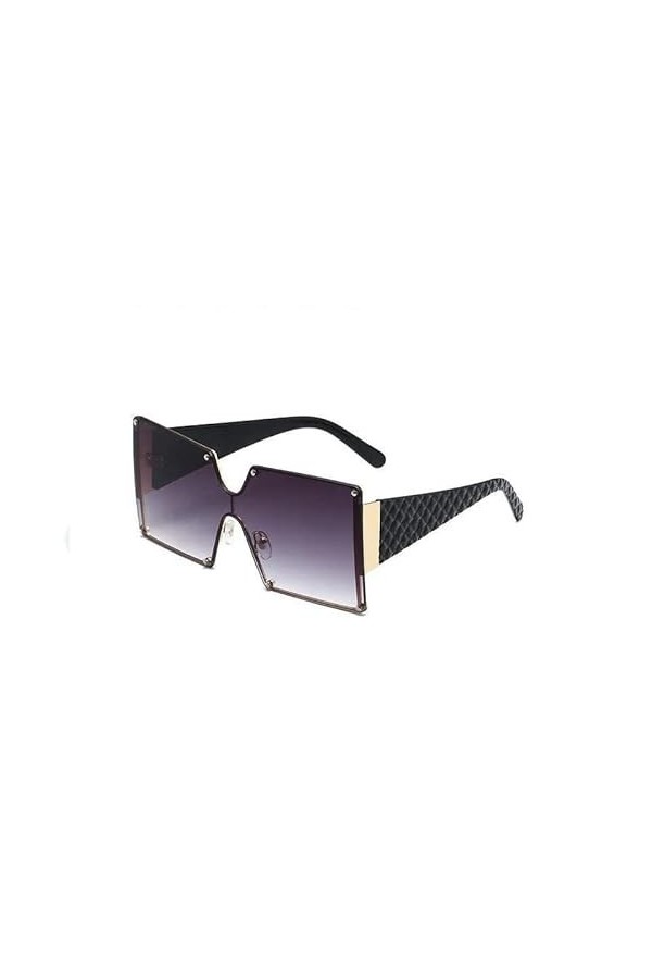 ZANHOG 2021 Men De Luxe Femmes Large Fashion Designer Fashion Square Femmes De Soleil Lunettes de soleil Couleur : Original 