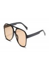 YINROM Lunettes de Soleil carrées for Femmes et Hommes Anciens Color : BlackTea-01 