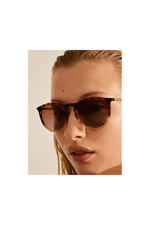 PILGRIM, VANILLE Lunettes de soleil pour femme - Protection UV400, marron foncé