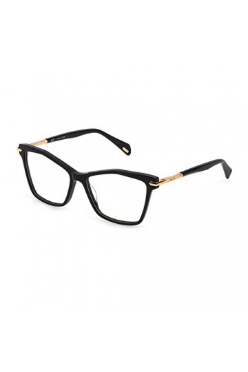 Police Vpld21 Lunettes de Soleil, Noir Brillant, 55 Femme