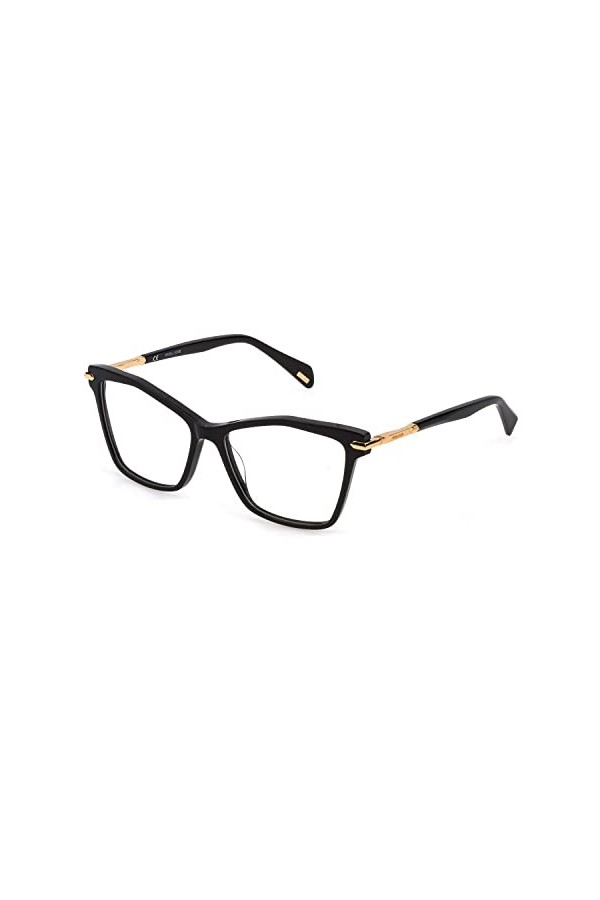 Police Vpld21 Lunettes de Soleil, Noir Brillant, 55 Femme