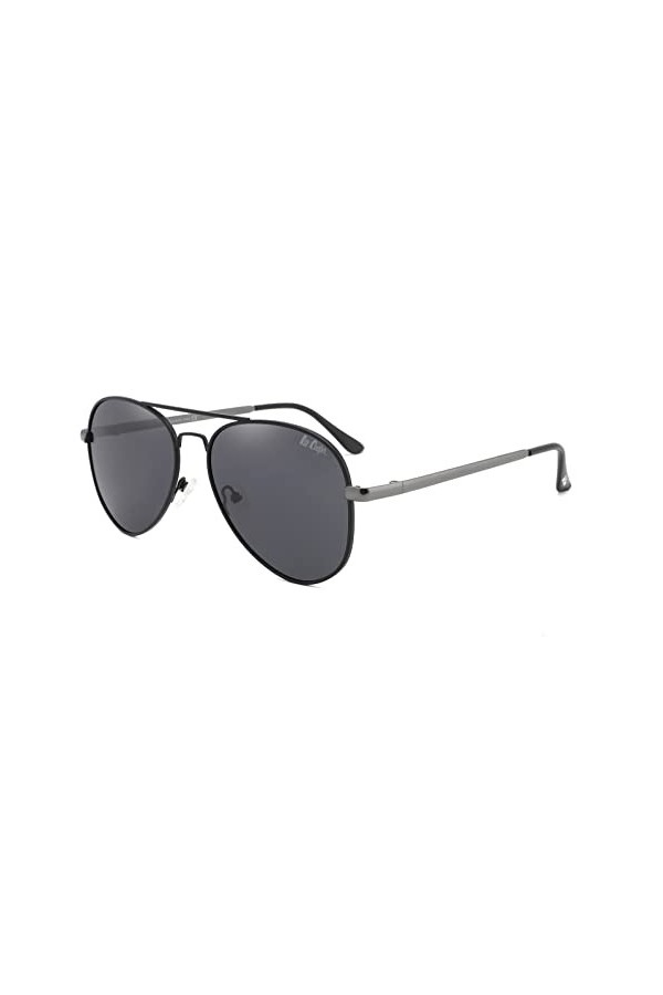 Lee Cooper Lunettes de soleil polarisées décontractées pour homme et femme - Protection UV avec verres dégradés, Monture - No