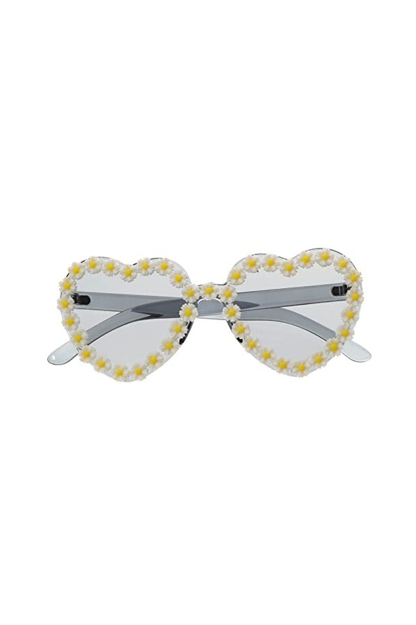 GALPADA 5 Pièces Lunettes De Soleil Coeur Lunettes De Soleil De Fête Dété Lunettes De Soleil Tendance Pour Femmes Lunettes D