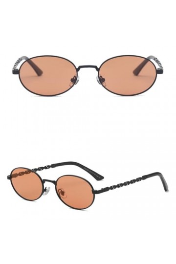 HPIRME Lunettes de soleil vintage à petite monture ovale dégradé polarisées pour femmes, nuances pour hommes et femmes, 1, ta