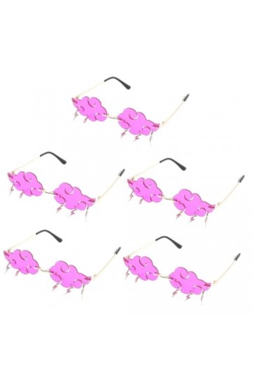 ifundom 5 Pièces Pas De Lunettes De Soleil Lunettes De Soleil Tendance Pour Femmes Lunettes De Soleil Disco Fournitures De Co