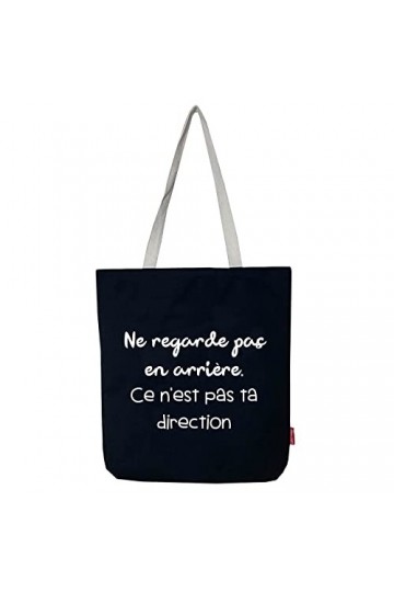 Sac Tote bag avec fermeture éclair, doublure et poche intérieure.