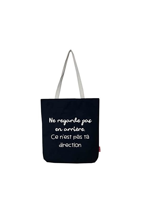 Sac Tote bag avec fermeture éclair, doublure et poche intérieure.