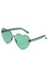 XINGYU Siamois Amour Coeur Femmes Lunettes De Soleil Mode Grand Cadre Transparent Océan Lentille Lunettes De Soleil Résine Gr