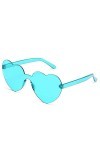 XINGYU Siamois Amour Coeur Femmes Lunettes De Soleil Mode Grand Cadre Transparent Océan Lentille Lunettes De Soleil Résine Gr