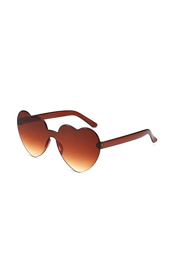 XINGYU Siamois Amour Coeur Femmes Lunettes De Soleil Mode Grand Cadre Transparent Océan Lentille Lunettes De Soleil Résine Gr